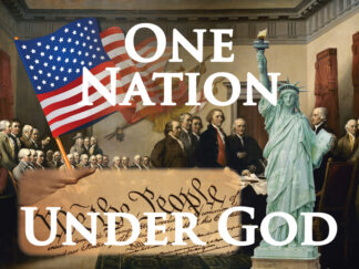 One Nation Under God yard sign