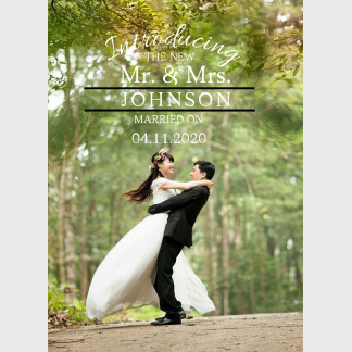 Photo Wedding Card | 5x7