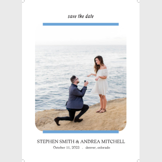photo save the date wedding