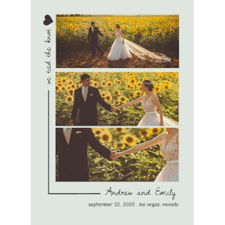 Tying the Knot Photo Card