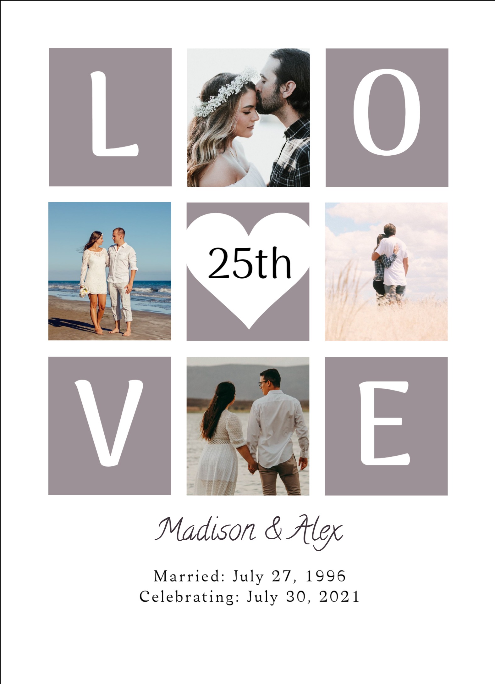 anniversary love card
