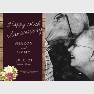 happy anniversary wood