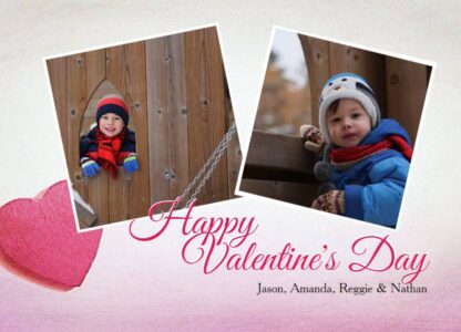 happy valentine's day photo card