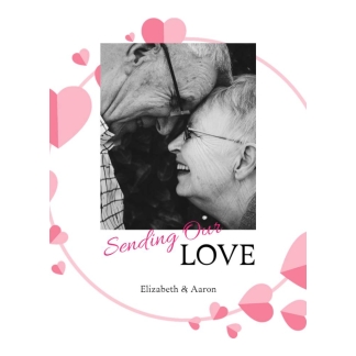Circle of Hearts Valentine's Day card