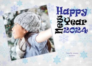 happy new year photo card