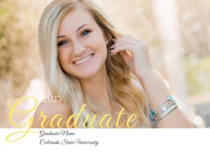 graduation photo announcement