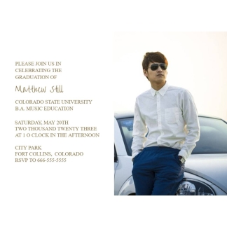graduation announcement