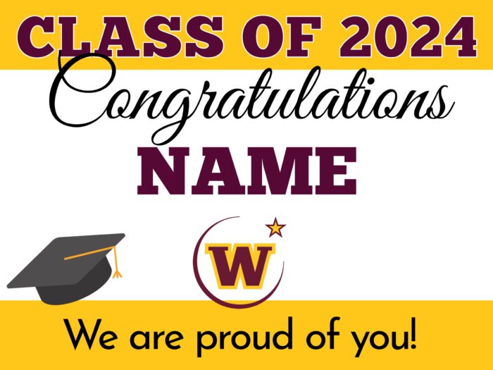 WHS 2024 3 photo Grad Announcement