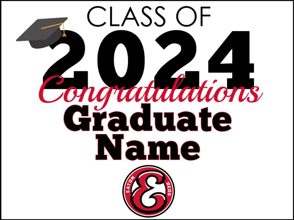 EHS Class of 2025 Congrats Name Yard Sign