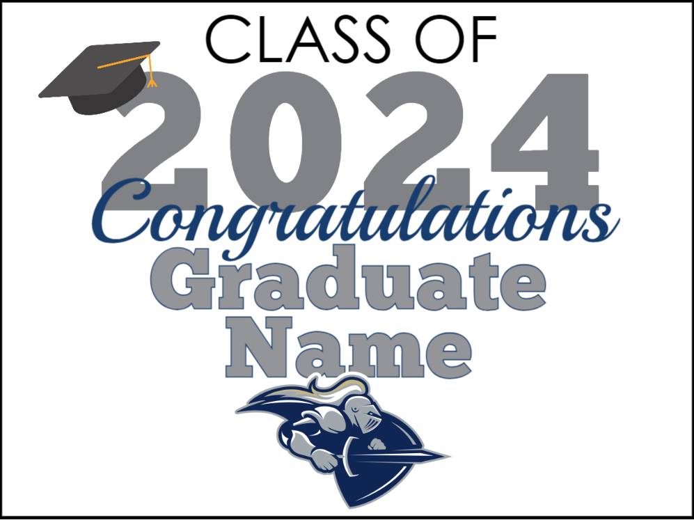 SHS Class of 2024 Grad Congrats Yard Sign - MNCPrint.com