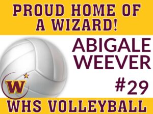 WHS VOLLEYBALL YARD SIGN