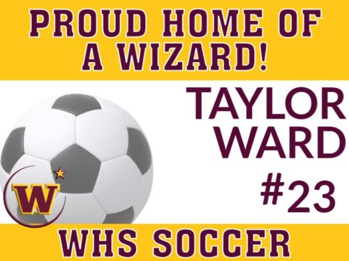 WHS SOCCER YARD SIGN