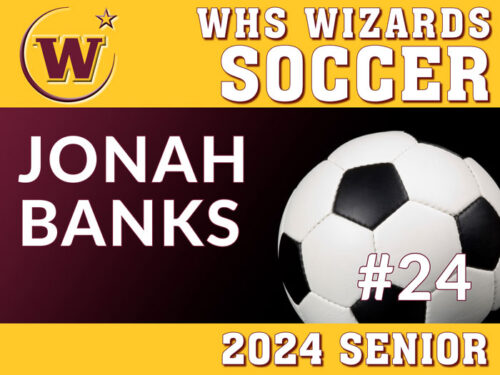 WHS Senior 2024 Soccer Yard Sign