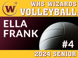 WHS Senior 2024 Volleyball Yard Sign