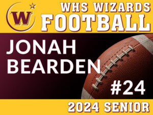 WHS Senior 2024 Football Yard Sign