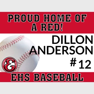 EATON HS BASEBALL YARD SIGN