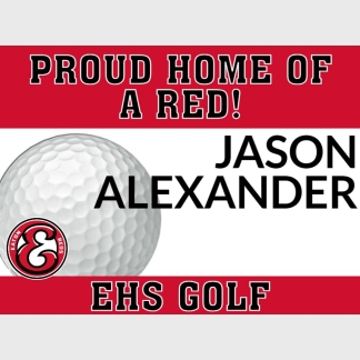 EATON HIGH GOLF YARD SIGN