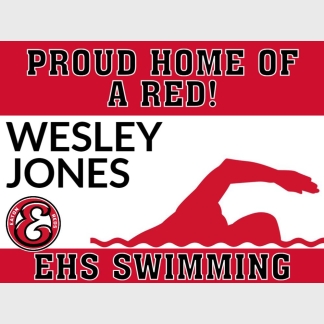 EATON HIGH SCHOOL SWIMMING YARD SIGN