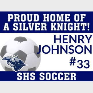 Severance HS soccer yard sign