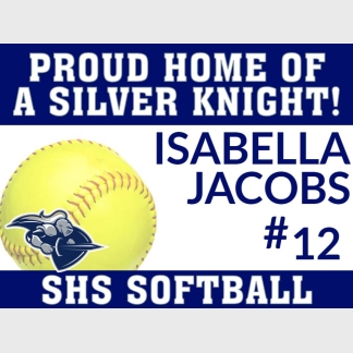 Severance HS softball yard sign