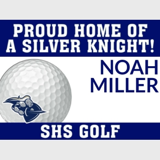 Severance HS golf yard sign