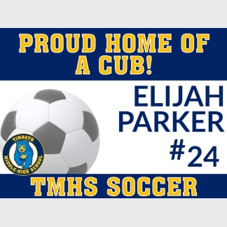 Timnath HS soccer yard sign