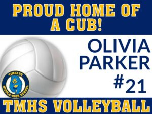 Timnath HS volleyball yard sign