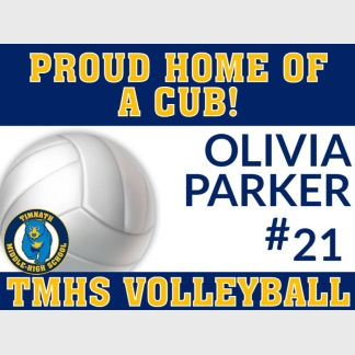 Timnath HS volleyball yard sign