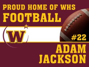 Windsor High School Football yard sign