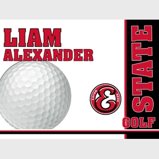 eaton high school golf yard sign