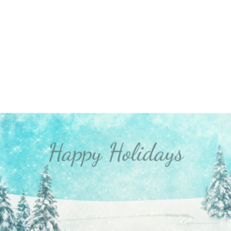 HOLIDAY MESSAGE FOLDED PHOTO CARD