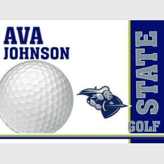 severance hs golf yard sign