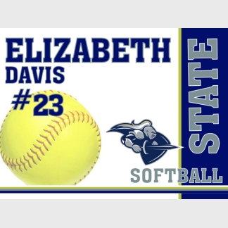 severance hs softball yard sign
