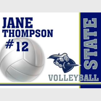 severance hs volleyball yard sign
