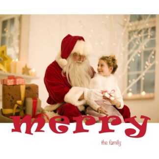 holiday photo card