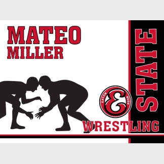 EATON HIGH SCHOOL WRESTLING yard sign