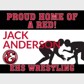 eaton high school wrestling yard sign