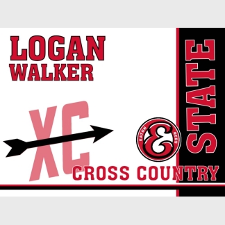 eaton high school Cross Country yard sign
