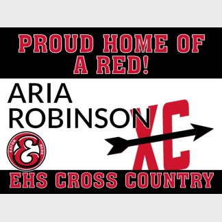 eaton high school Cross Country yard sign