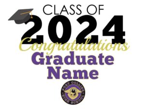 Fort Collins class of 2024 yard sign