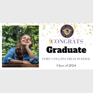Fort Collins High School Graduation Banners