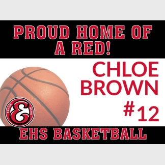 eaton high school basketball yard sign