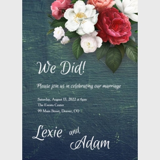 custom wedding announcements