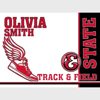 Eaton High School Track & Field yard sign