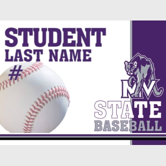 Mountain View High School Baseball yard sign