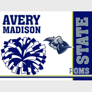 Severance High School Poms yard sign