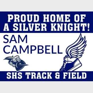 Severance High School Track and Field yard sign