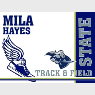 Severance High School Track & Field yard sign