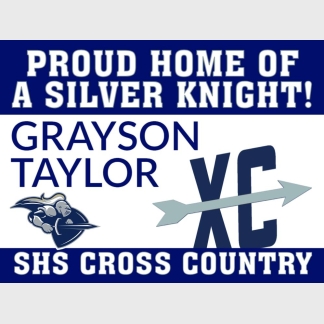 Severance High School Cross Country yard sign