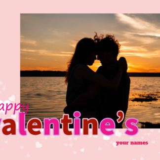 valentines day photo card